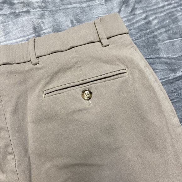 Tommy Hilfiger Wool Dress Pants Men's Size 32x32 Khaki Brown - Picture 7 of 9